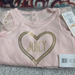 Juicy Couture Kids 12 month leggings pant and shirt set.